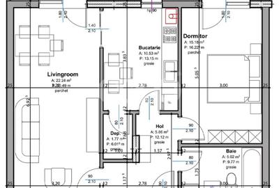Apartament cu 2 camere decomandat în Trivale - 7