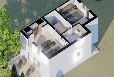 Duplex cu 4 camere cu Teren 270 Mp în Moșnița Veche - 8