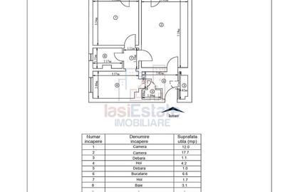 Apartament cu 2 camere decomandat în Alexandru cel Bun - 4