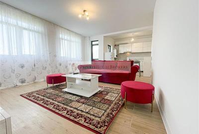 Apartament cu 2 camere semidecomandat, mobilat în Băneasa
