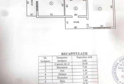 Apartament cu 2 camere decomandat în Școlilor