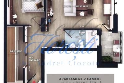 Apartament cu 2 camere semidecomandat în Florești - 2