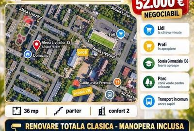 Apartament cu 2 camere în Ferentari