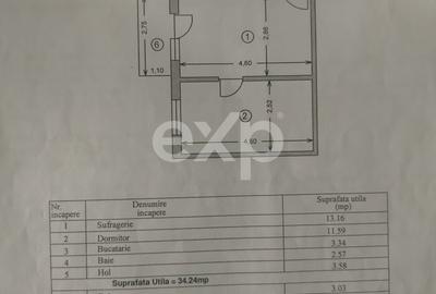 Apartament cu 2 camere semidecomandat, mobilat în Trivale - 7