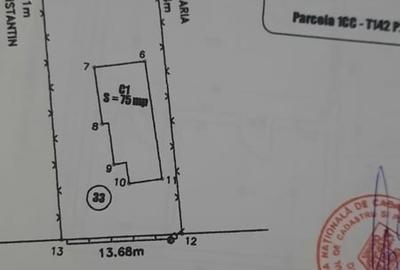 Casă cu 3 camere cu Teren 1300 Mp în Central