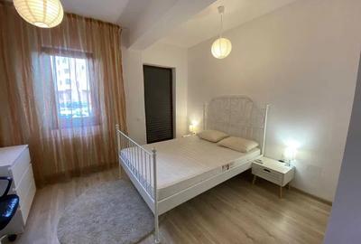 Apartament cu 2 camere semidecomandat, mobilat în Popești-Leordeni
