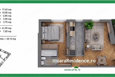 Apartament cu 2 camere decomandat în Nicolae Grigorescu