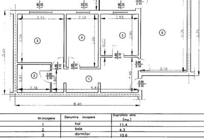 Apartament cu 3 camere decomandat în Malu Roșu - 1