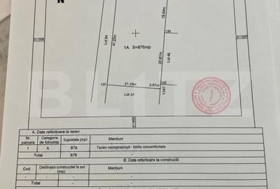 Teren de 876 mp, în Cârcea