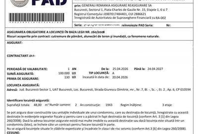 Apartament cu 2 camere în Dorobanți