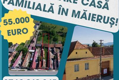 Casă cu 2 camere cu Teren 1685 Mp în Măieruș