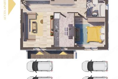 Apartament cu 2 camere decomandat în Fălticeni - 2