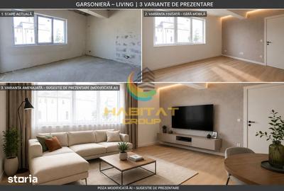 Garsonieră decomandată în Central