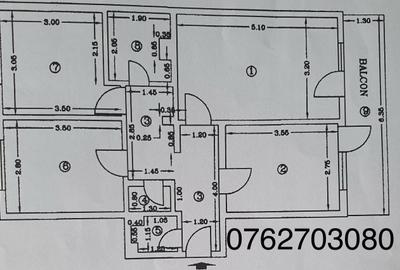 Casă cu 3 camere în Central