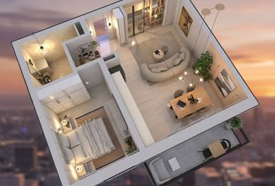 Apartament cu 2 camere decomandat în Central - 1