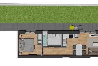 Apartament finisat 2 camere si curte 55 mp, zona Vivo - 1