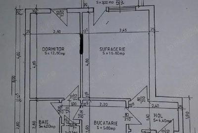 Apartament cu 2 camere decomandat în Războieni