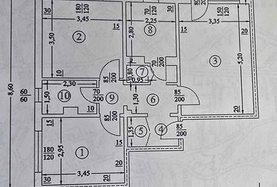 Apartament cu 3 camere decomandat în Central - 2