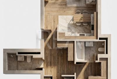 Apartament cu 3 camere decomandat în Universitate - 1