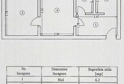 Apartament cu 2 camere semidecomandat, mobilat în City Park Mall - 8