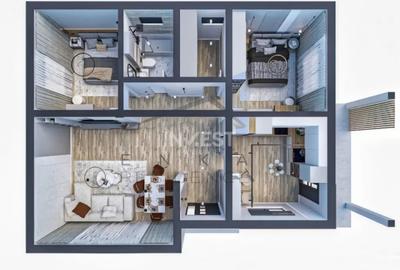 Casă cu 3 camere cu Canalizare în Miroslava - 7