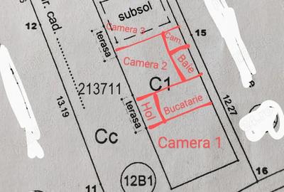 Casă cu 3 camere în Central - 1