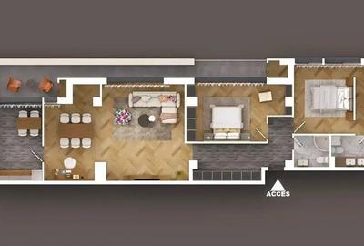 3 Camere cu terasa, 97mp utili, bloc nou, finalizare 2026, Sisesti - 5