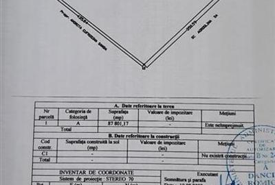 Teren Construcții intravilan de 87800 mp, în Glina - 3