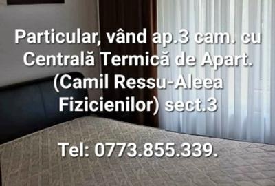 Particular, vând ap.3 camere, cu centrală termică de ap., Matei Ambrozie-Titan - 3