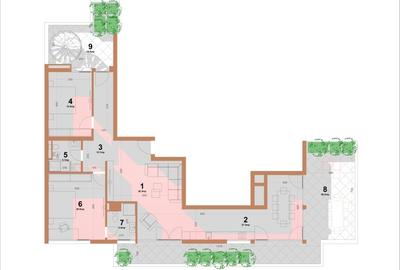 Apartament A61 - Penthouse - 3 Camere - Sky Gardens - Direct Dezvoltator - 6