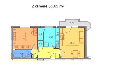 De vanzare apartament 2 Camere Lujerului - 7