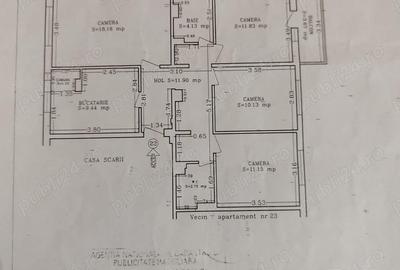 Apartament cu 4 camere decomandat în Central - 2