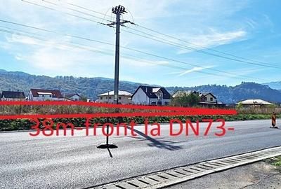 Intrare in Rasnov dinspre Brasov, zona de case noi, teren de 1976mp,  80 euro/mp - 2