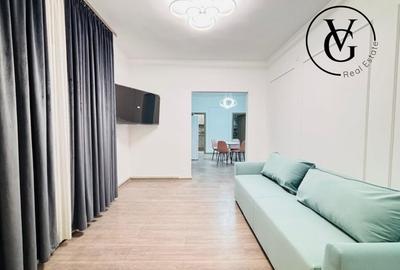 Apartament cu 3 camere semidecomandat, mobilat în Cișmigiu