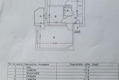 2 Camere De Vânzare – Inel 2 Zona Triton 86500euro - 1