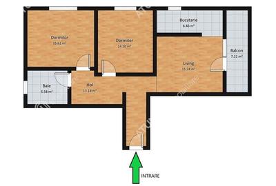 Apartament spatios cu 3 camere si balcon in zona Turnisor din Sibiu - 7