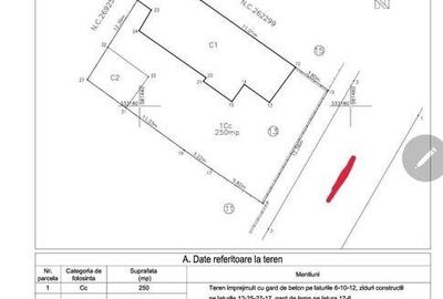 Teren Construcții intravilan de 250 mp, în Bucureștii Noi - 1