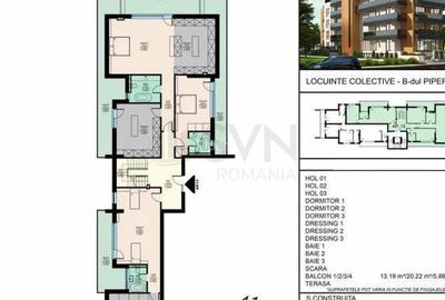 Apartament cu 7 camere semidecomandat în Pipera - 2