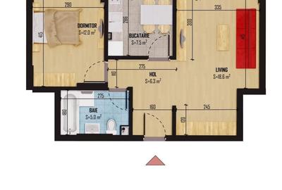 Apartament cu 2 camere decomandat în Haliu - 3