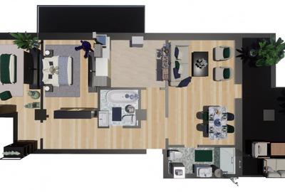 Apartament 3 camere Craiovei bloc nou - 3