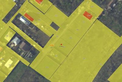 Teren de vanzare 687 mp + 263 mp cota parte drum de servitute cu aviz de constru - 1