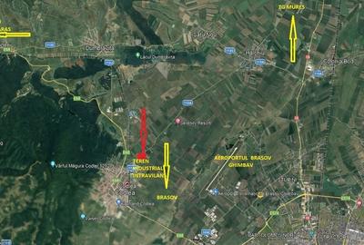 Teren intravilan industrial cu autorizație de construcție Codlea - 3