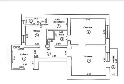 Apartament cu 3 camere, mobilat în Sinaia - 18