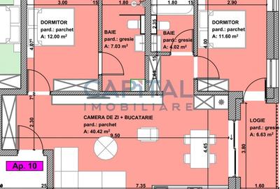 Apartament de vanzare bloc nou, 3 camere, 98mpc, Centru Vechi, comision 0% - 2