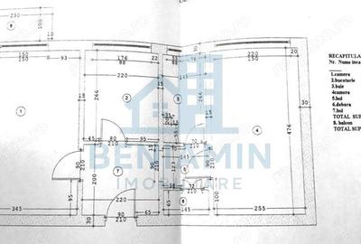 Apartament decomandat 2 camere Rovine Dezrobirii etaj 3 - 7