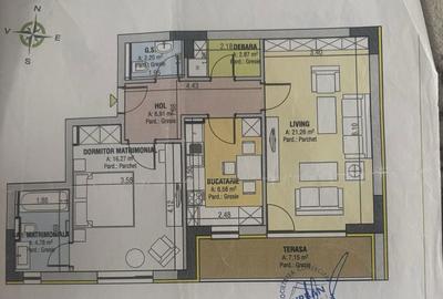 Apartament cu 2 camere decomandat în Central - 3