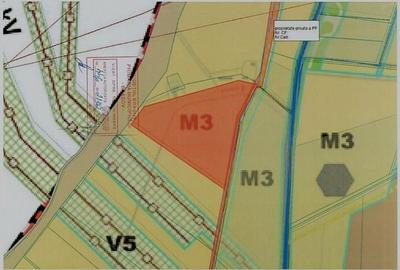 Teren intravilan 4,57 ha în Stupini - DN13. - 2