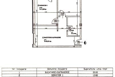 Apartament cu 2 camere decomandat, mobilat în Florești - 10