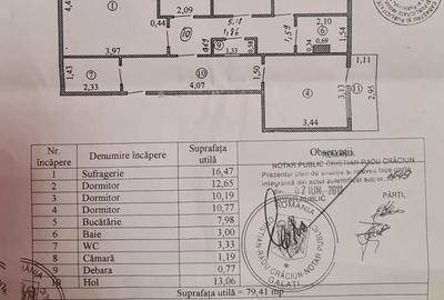 Vanzare apartament 4 camere dec, in Galati, Micro 39A, sup.91mp, mobilat Vanzare apartament 4 camere dec, in Galati, Micro 39A, sup.91mp, mobilat - 19