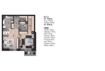 Apartament cu 2 camere în Ultracentral - 6